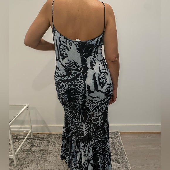 Roberto Cavalli blue tiger dress - Picture 8 of 15